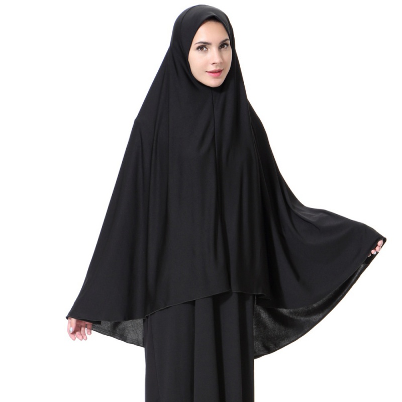Muslim Women Prayer Dress Long Scarf Hijab Amira Islamic Large Overhead Clothes eBay